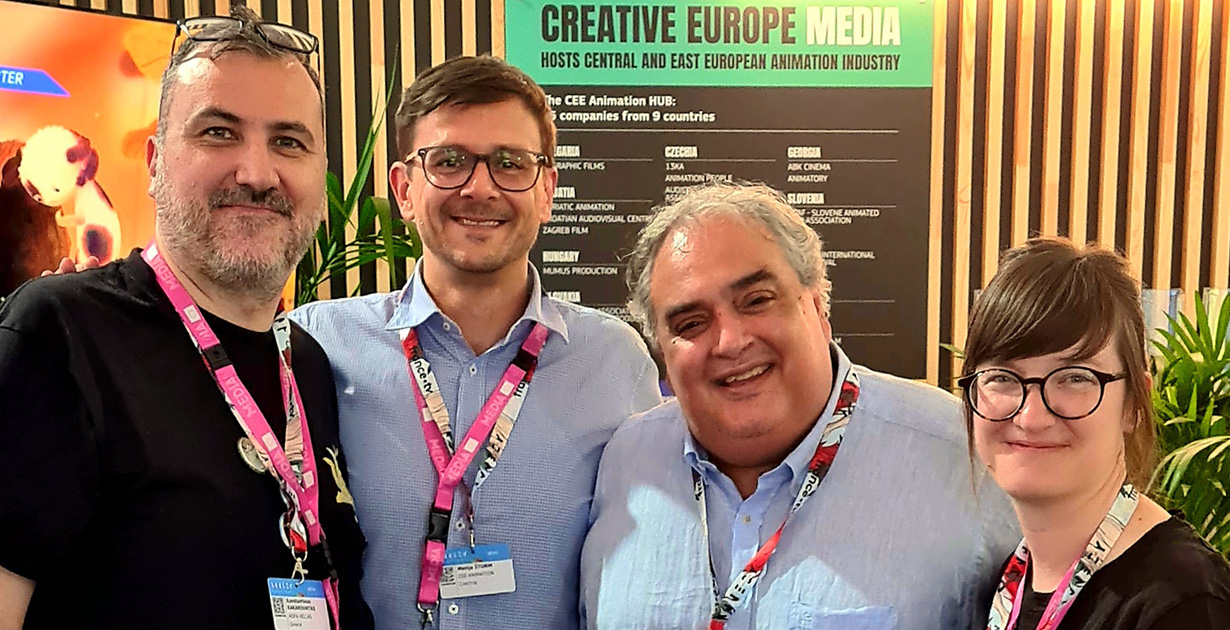 CEE Animation Producers Association, Konstantinos P. Kakarountas and Giannis Pitioras from EKKOMED