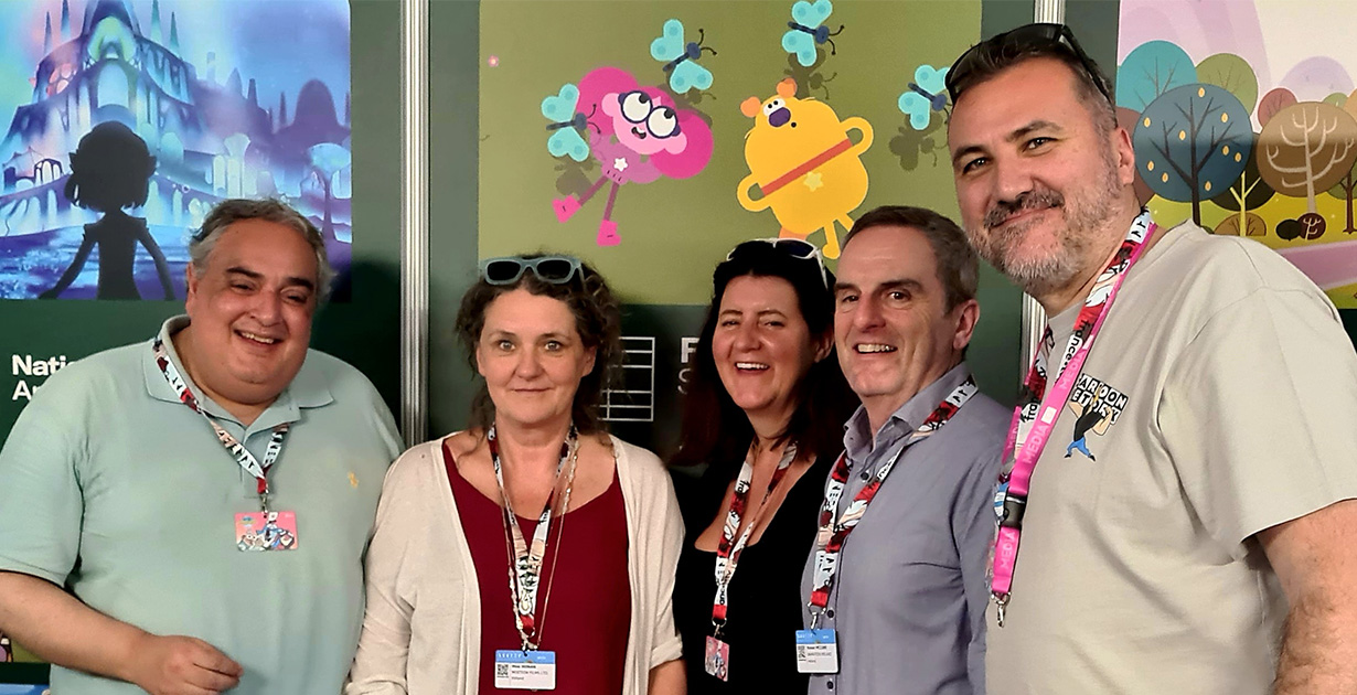 Giannis Pitsioras, EKKOMED and Konstantinos P. Kakarountas, ASIFA HELLAS, with Animation in Irland participants